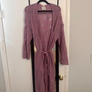 Forte Forte Purple Cardigan Tie Cardigan